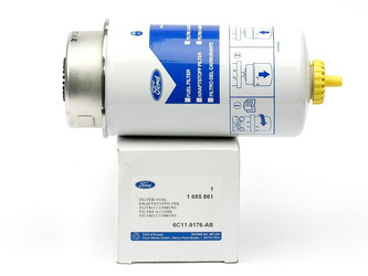 Filtr paliwa Transit 2006-2014 2.2 2.4 3.2 tdci -  6C11-9176-AB, 1685861, oryginał Ford OE