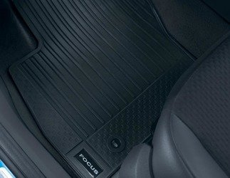 Dywaniki gumowe przód Focus 04- 07- -  AM4M5J-130B18-FC3YYW , 1446093, oryginał Ford OE
