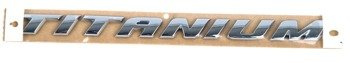 Emblemat tył titanium Mondeo 2014- Focus 2014- -  DS73-16702-CA , 5211749, oryginał Ford OE