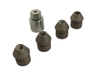Zestaw nakrętek zabezpieczających, do kół z lekkich stopów -  6G92-1A043-AB, 1726694, oryginał Ford OE