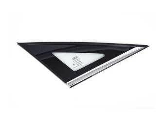 Szyba okna bocznego prawa "trójkąt" Ecosport 17- / z błyszczącymi listwami pas. -  GN15-A29710-AA, 2083733, oryginał Ford OE