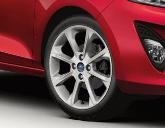Felga aluminiowa 17" Fiesta 17- sparkle silver -  H1BC-1007-C1A , 2238244, oryginał Ford OE