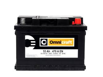 Akumulator omnicraft 53ah 470a - 2130436, oryginał Ford OE