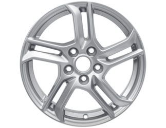 Felga aluminiowa Focus 18- wzór 5-ramienny, 205/60 r16 -  JX7C-1007-A1A , 2246319, oryginał Ford OE