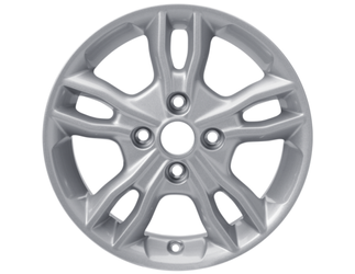 Felga aluminiowa Fiesta 13- 6.0 x15" wzór 5 x 2-ramienny, srebrna -  E1BJ-1007-AA , 2237371, oryginał Ford OE
