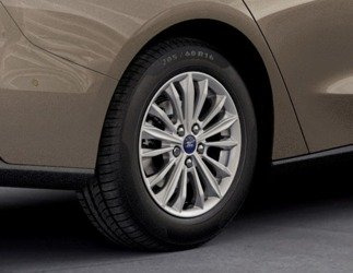 Felga aluminiowa 16" wzór 15-ramienny, 205/60 r16 -  JX7C-1007-B1A , 2246321, oryginał Ford OE