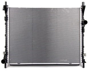 Chłodnica wody Mustang 5,0 gt 2015-2017, 2017- -  FR33-8005-CJ , 2374063, oryginał Ford OE