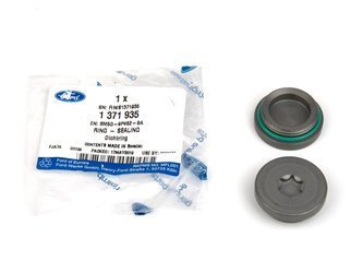 Zaślepka z uszczelką koła wałka rozrządu Ford 2,5 - 6M5G-9P452-BA, 1371935, oryginał Ford OE