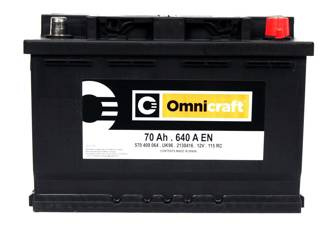 Akumulator omicraft 70ah 640a - 2130416, oryginał Ford OE