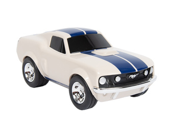 FORD MUSTANG RACING CAR SZARY