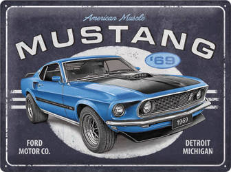 BLASZANY SZYLD FORD MUSTANG 1969 MACH1
