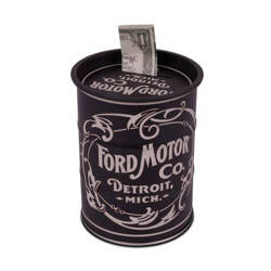 SKARBONKA VINTAGE BECZKA OLEJ FORD
