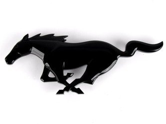 EMBLEMAT PRZÓD KOŃ FORD MUSTANG 2017- CZARNY _ 1901933 _ GR3J-8A224-AA59B8 _ GR3Z-8A224-AA