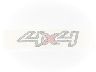 Emblemat 4x4 tył Ranger 11- 15- 19- - EB3B-41290D12-AA5BAW, 1921671, oryginał Ford OE
