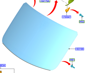Szyba przednia Transit 14- 19- - BK31-V03100-NG, 2049640, oryginał Ford OE
