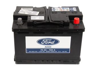 Akumulator 70ah/ 720a / agm - 9M5N-10655-AA, 1678091, oryginał Ford OE