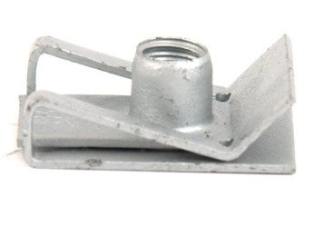Nakrętka m6 x 0.5-4 ze stali sprężynowej, kształt "u" - W711670-S442 , 1435635, oryginał Ford OE