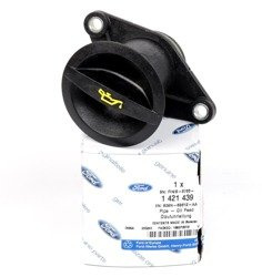 Korek wlewu oleju w pokrywie silnika Mondeo mk4 Kuga mk1 Focus mk2 - 6G9N-6B612-AA, 1421439, oryginał Ford OE