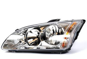Reflektor lewy Focus 04-08 / z chromowanym wewnętrznym obramowaniem - 4M51-13101-AD, 1480990, oryginał Ford OE