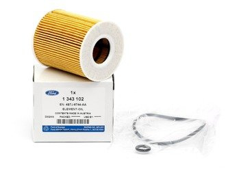 Filtr oleju 1,8 / 2,0 / 2,3 Mondeo mk3 / mk4 S-max -  4S7J-6744-AA, 1343102, oryginał Ford OE