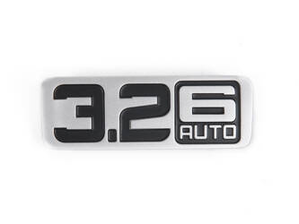 Emblemat "3.2 6auto" błotnika Ranger 12- - AB39-2116C144-PB, 1832047, oryginał Ford OE