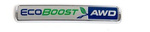 Emblemat ecoboost awd Edge 2015- / 18- -  KT4B-R43156-CB , 2285238, oryginał Ford OE
