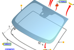 Szyba przednia Mondeo 14-19 -  DS73-F03100-GJ, 1923541, oryginał Ford OE