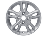 Felga aluminiowa Fiesta 13- 6.0 x15" wzór 5 x 2-ramienny, srebrna -  E1BJ-1007-AA , 2237371, oryginał Ford OE
