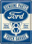 BLASZANY SZYLD FORD V8 TRUCK GARAGE