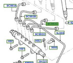 Przewód paliwowy układu wtryskowego Transit 06-14 - 6C1Q-9C993-CB, 1372352, oryginał Ford OE