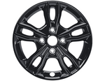 Felga aluminiowa Fiesta 15- 6x15" wzór 5 x 2-ramienny, czarna -  E1BJ-1007-CA, 2237414, oryginał Ford OE