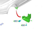 Chlapacze przód Ford S-max / Galaxy mk2 2015- -  AMEM2J-16G574-AA , 1916715, oryginał Ford OE